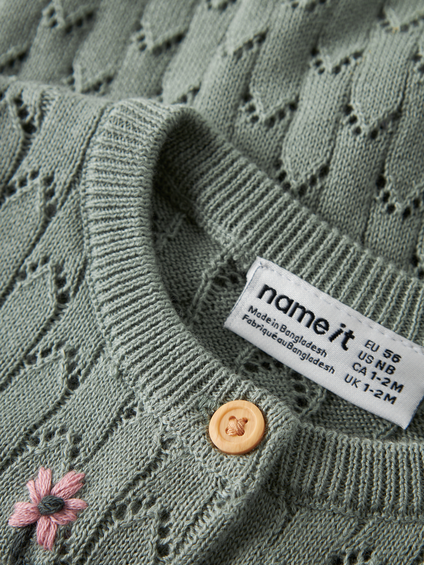 Chaqueta punto Nbflunna Green - Imagen 4