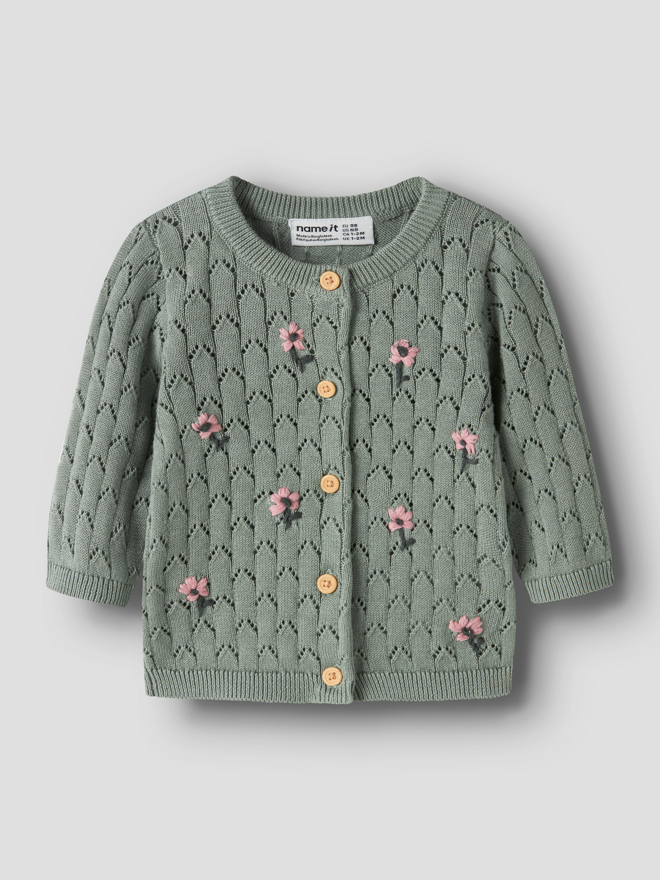 Chaqueta punto Nbflunna Green - Imagen 2