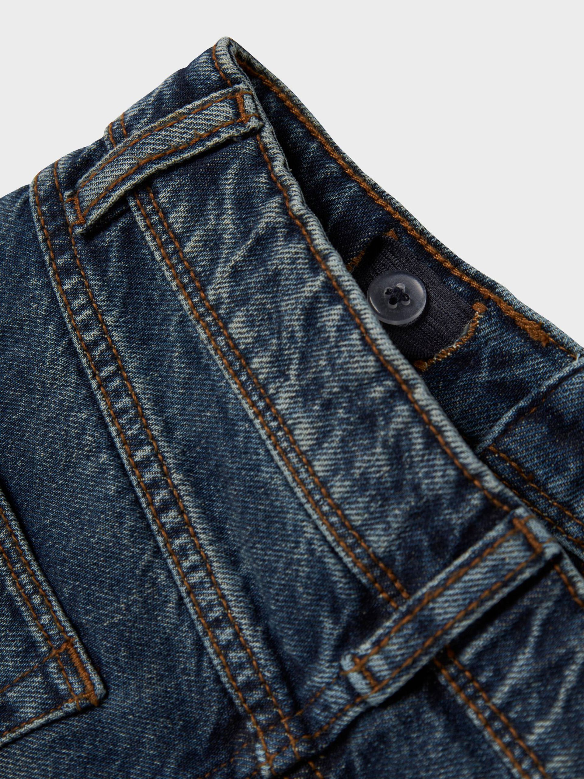 Pantalon vaquero recto Nkmryan dark blue - Imagen 3