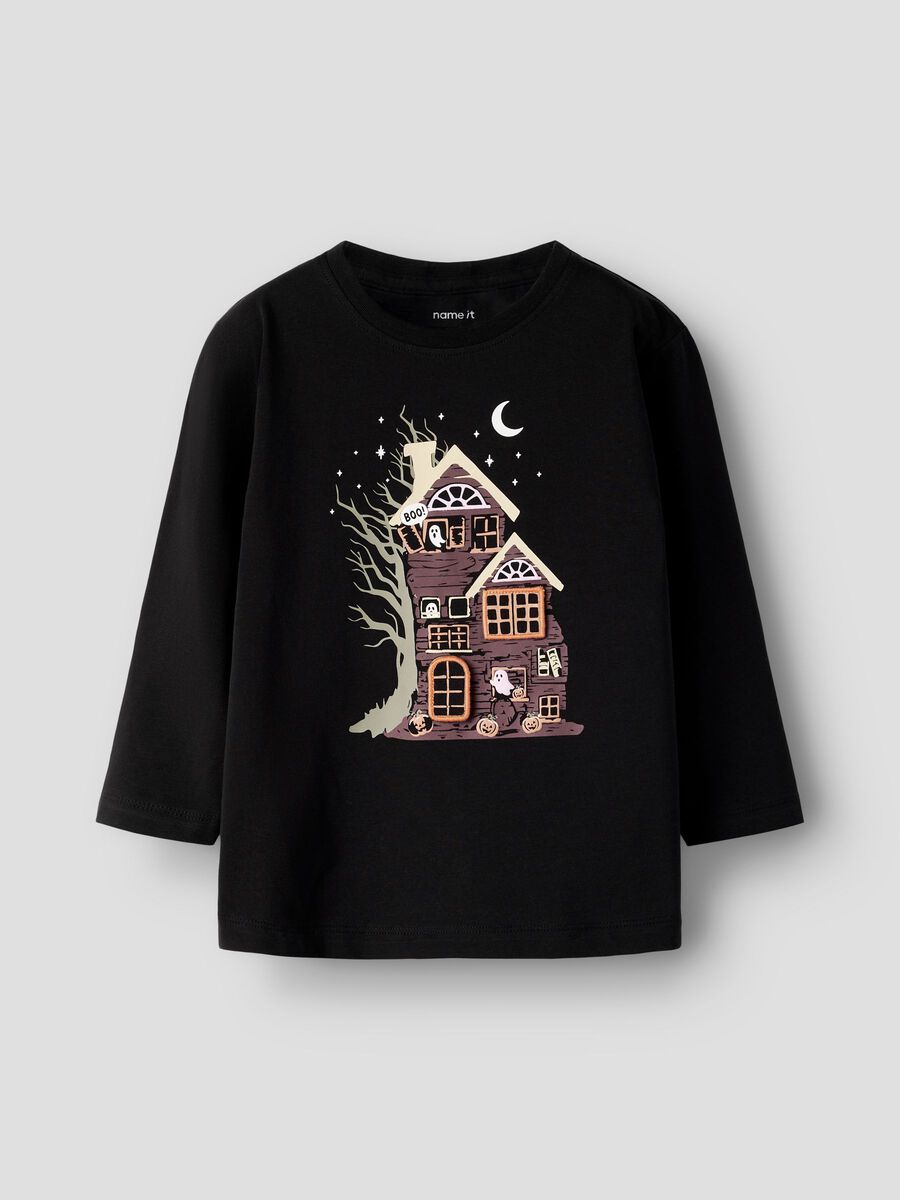 Camiseta Halloween Nmnottoline black