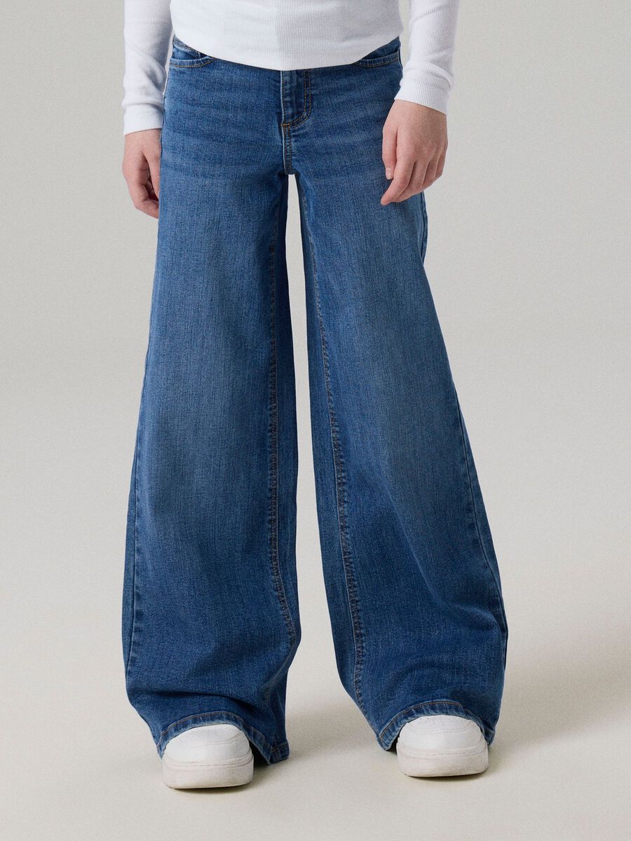 Pantalon vaquero Nkfpolly dark blue - Imagen 4