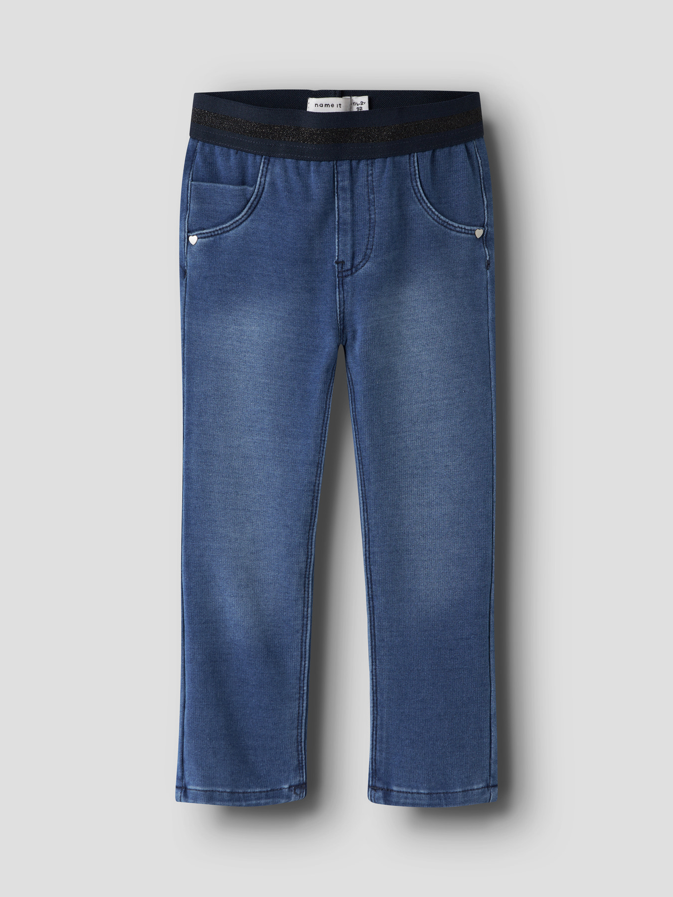 Legging Nmfsalli denim blue