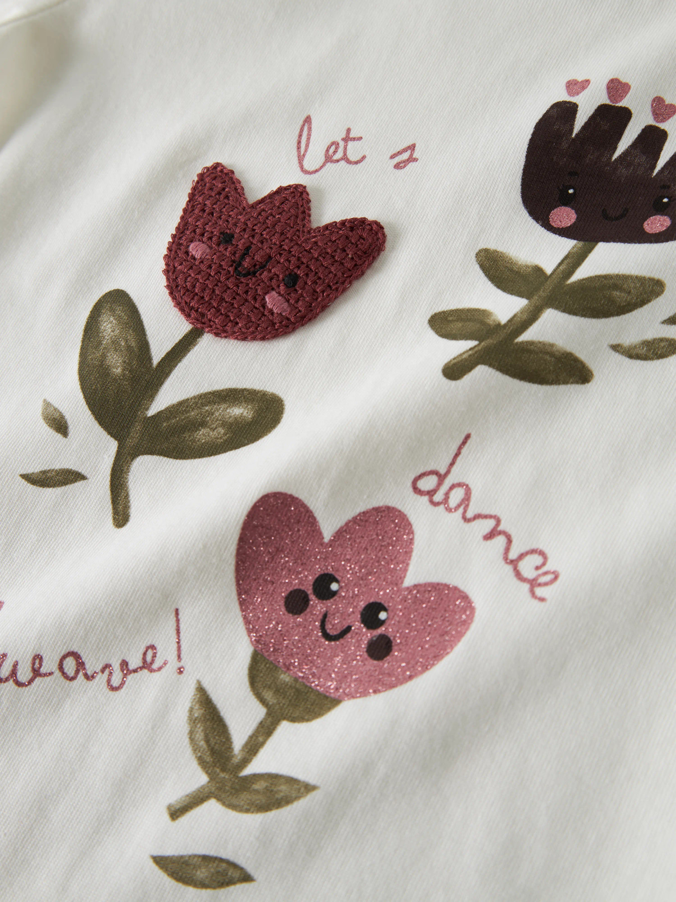 Camiseta Nmfonelia cloud dancer - Imagen 3