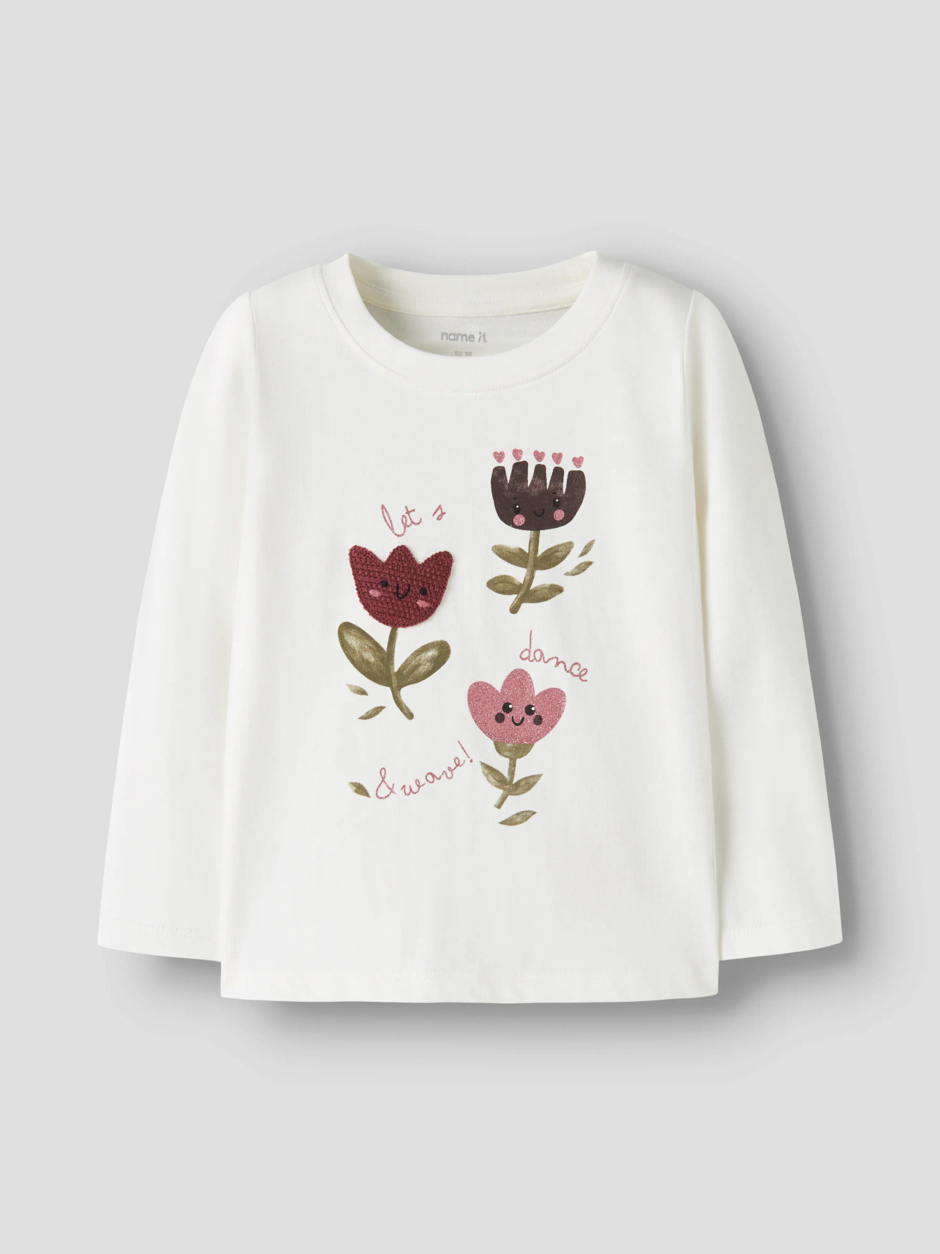 Camiseta Nmfonelia cloud dancer